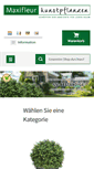 Mobile Screenshot of maxifleur-kunstpflanzen.de